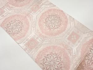 八弁華文に蜀江模様織出し袋帯